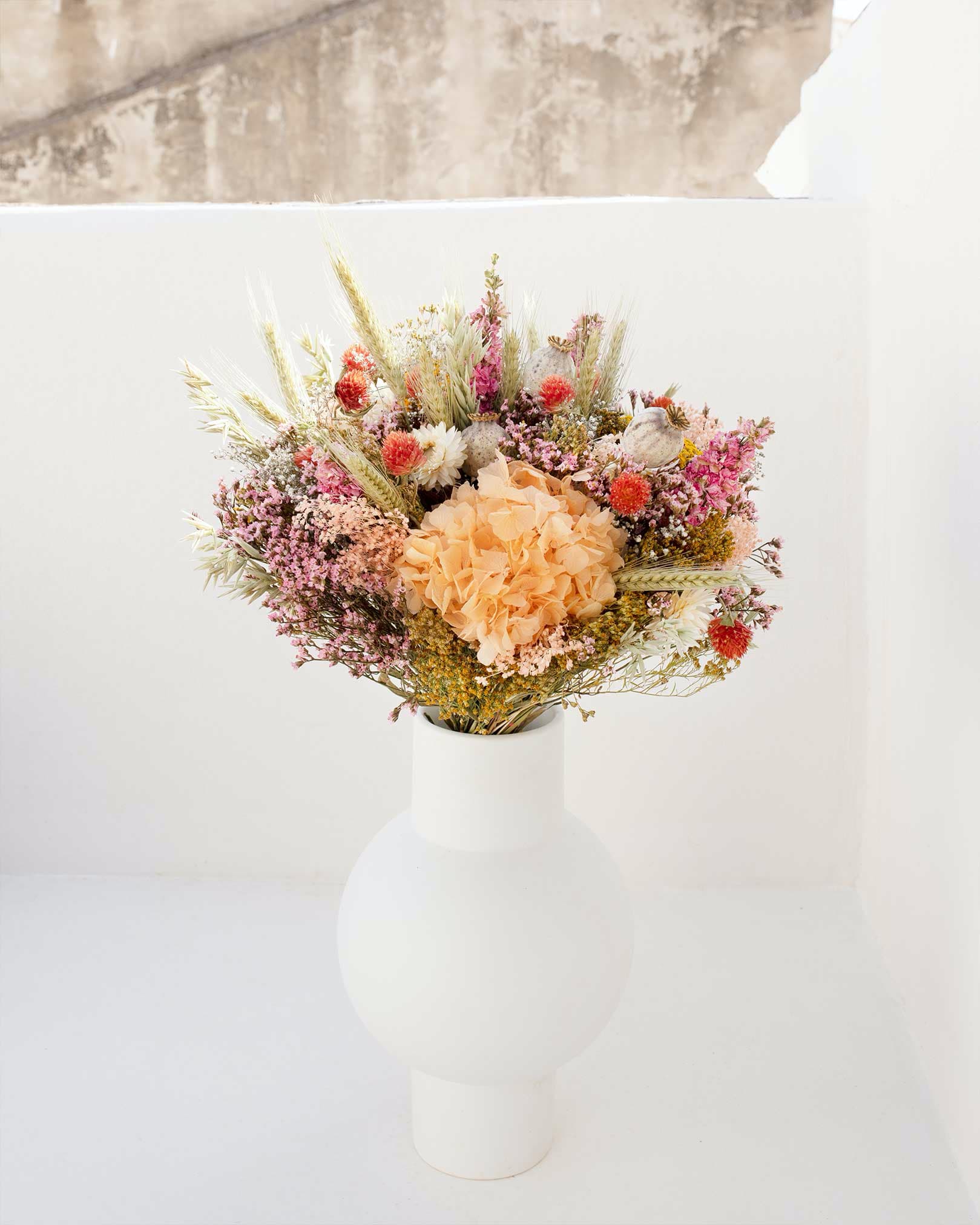Bouquet de fleurs séchées Caïals Rosa Cadaqués Bouquet de fleurs séchées Caïals Rosa Cadaqués