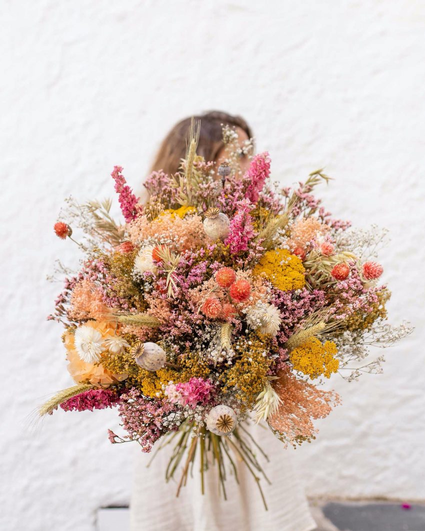 Caials 9 ok Bouquet de fleurs séchées Caïals Rosa Cadaqués
