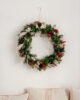 Couronne de noel rosa cadaques fleurs séchées sapin Couronne de noel rosa cadaques fleurs séchées sapin