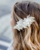 Peigne fleurs séchées Blanca Couronne fleurs séchées mariée cheveux