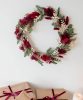 Rosa-Cadaques-couronne-rouge-collection-noel2 Couronne rouge noel fleurs séchées