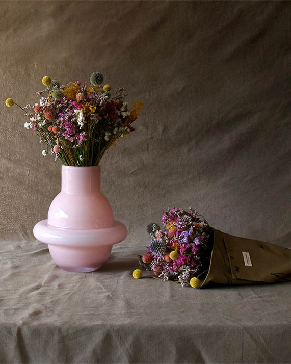 Vase fleurs séchées Madalena